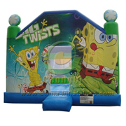inflatable SpongeBob castle